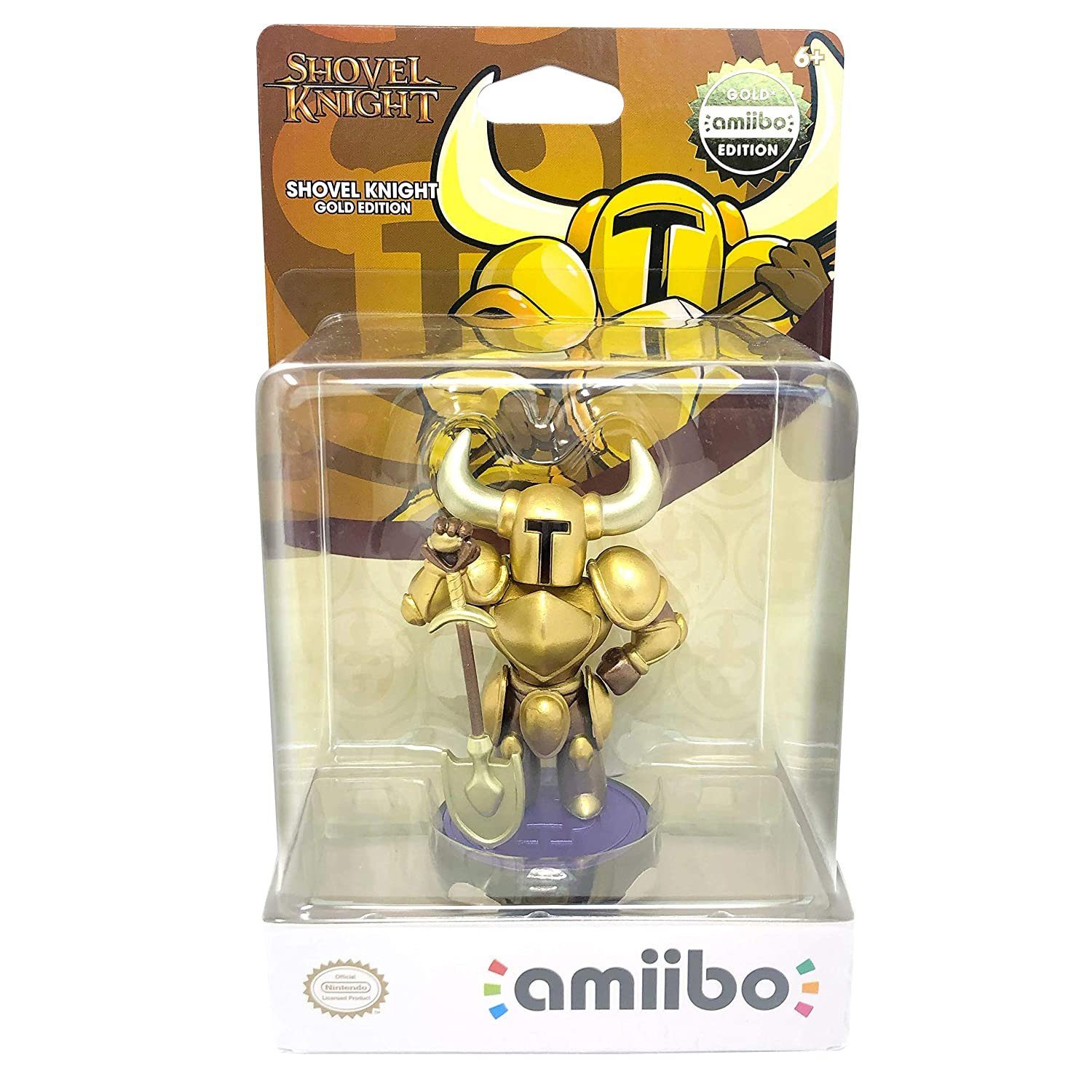 Nintendo Sammelfigur amiibo Shovel Knight Gold Treasure Trove Switch Wii U 3DS (amiibo Figur, 1 St., digitale Inhalte), NFC Funktion