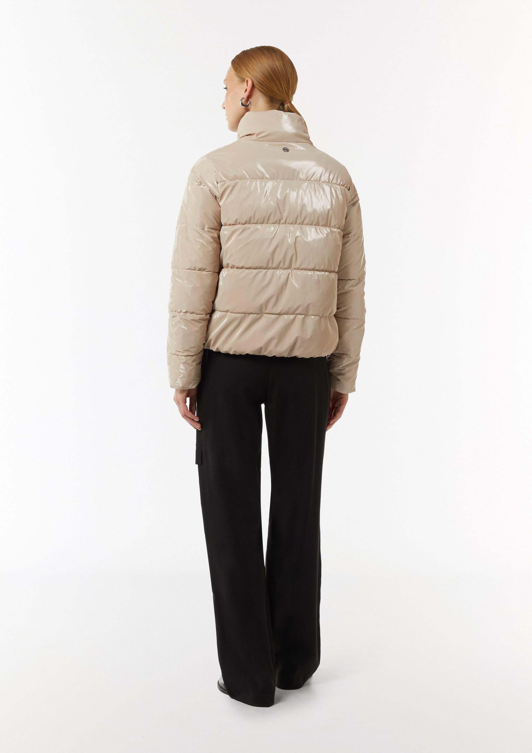 comma Winterjacke Outdoor-Jacke Glänzende Jacke mit Steppung