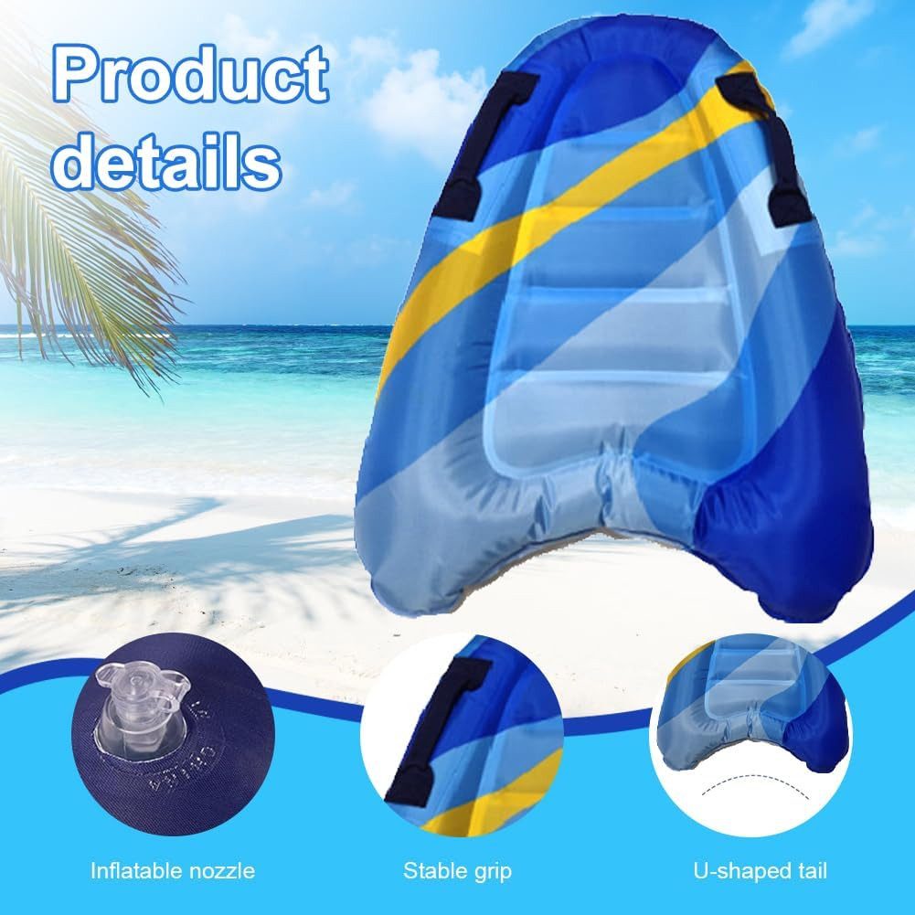 FELIXLEO Inflatable SUP-Board Aufblasbares Bodyboard Kinder Erwachsene Pool Schwimmhilfe ., (1 tlg) – Bild 4 von 5