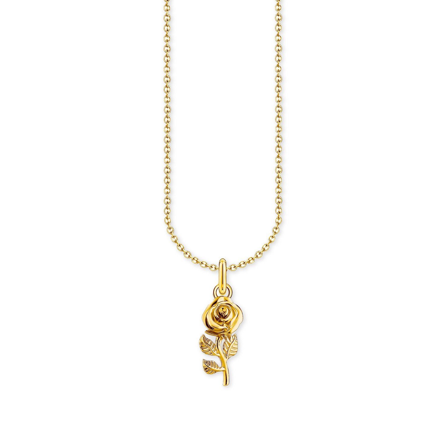 THOMAS SABO Kette mit Anhänger mit Rose...