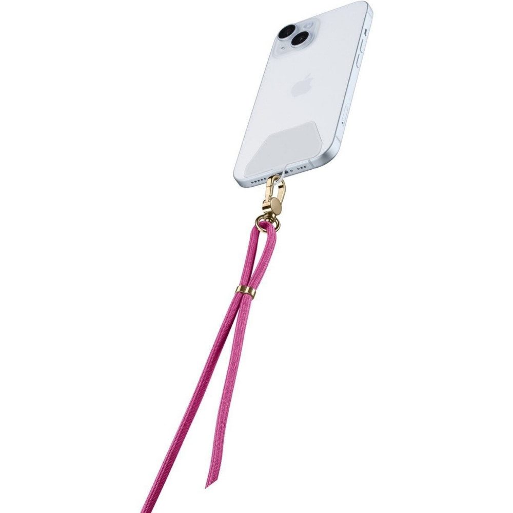 Cellularline Smartphone-Halterung WRISTSTRAPP Universal Strap rosa Handschlaufe