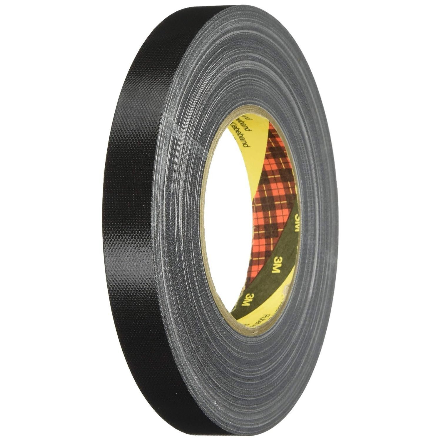 3M Paket-Klebeband [4ER Pack] Premium 19mmx50m Gewebeband (4-St) 19 mm x 50 m-Leichtes Maskieren in Kurven