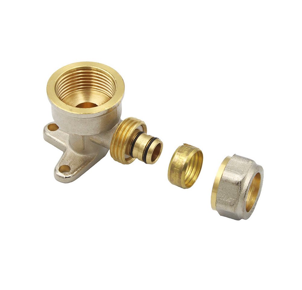 Thumbnail - PipeTec Deutschland Gewindefitting Klemmring Schraubfitting Wandwinkel 16x2 mm 3/4 Zoll Innengewinde