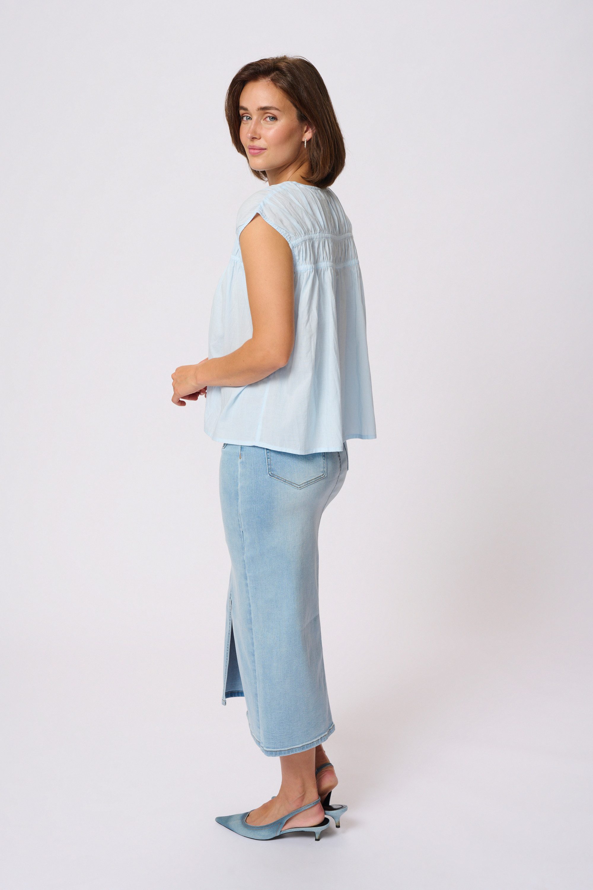 KAFFE Blusentop Ärmellose Bluse KAthua günstig online kaufen
