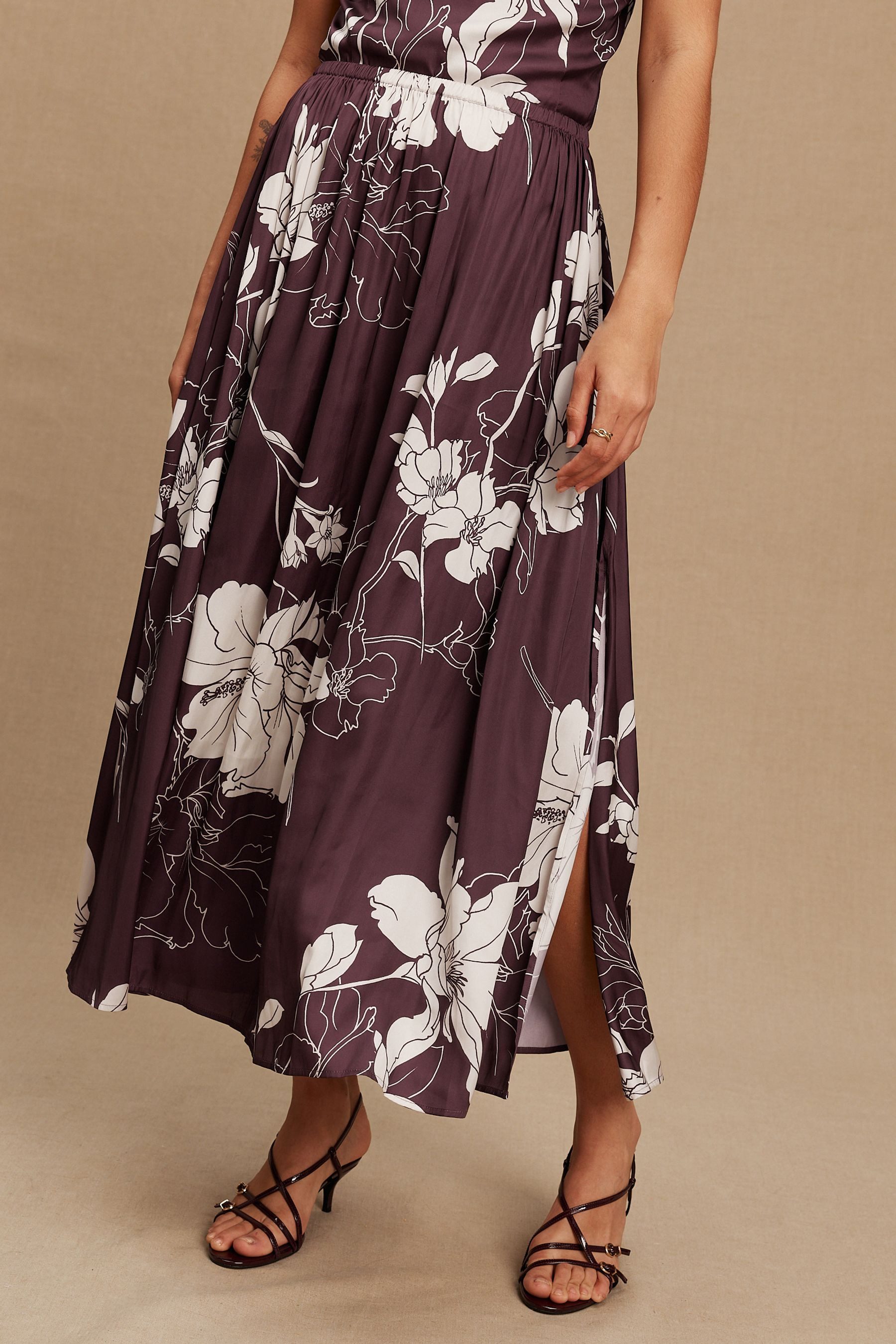 Next Midirock Kew Collection Midirock aus Satin (1-tlg)