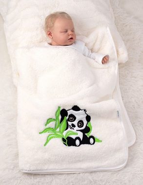 Babydecke Decke Panda, Happy Panda, Baby Sweets