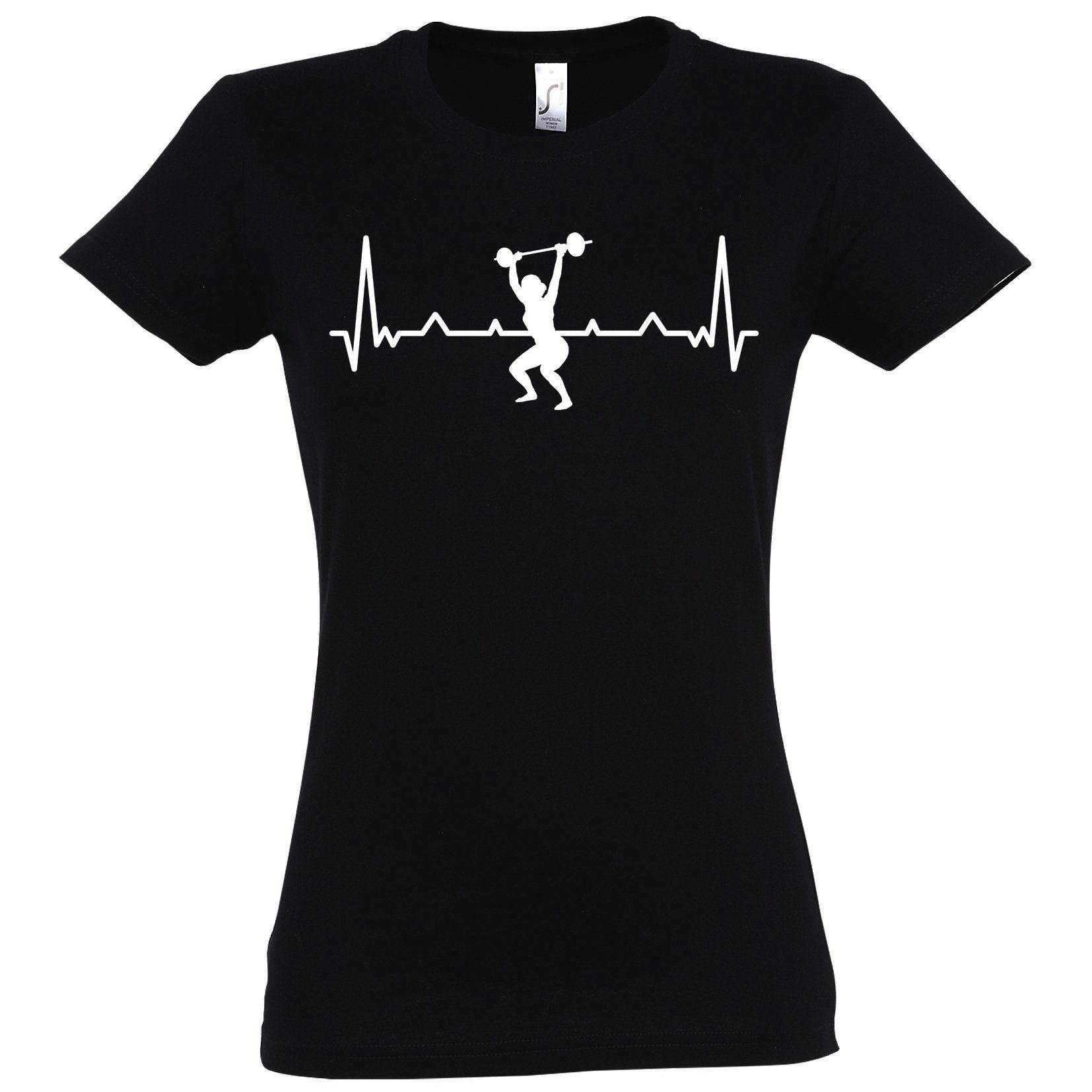 T-Shirt Heartbeat Fitness Damen Shirt