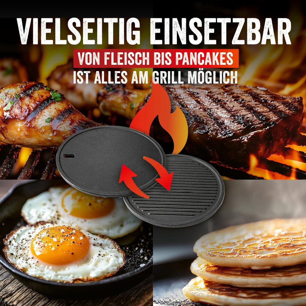 LANDMANN Grillplatte LANDMANN Modulus Grillplatte 30cm Durchmesser