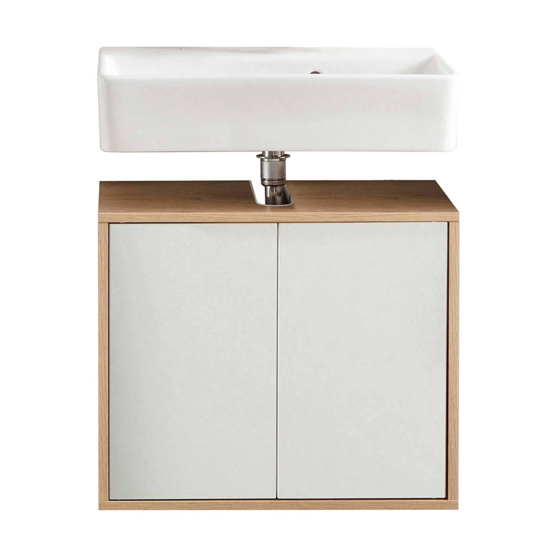 BADEDU Badmöbel-Set Modernes Badezimmermöbel-Set, Waschtisch-Set, Unterschrank