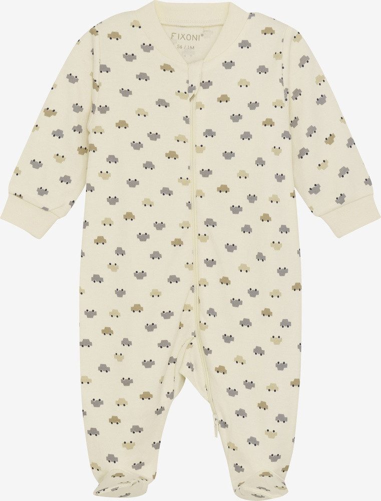 Fixoni Schlafanzug Nightsuit mit Zipper Foot