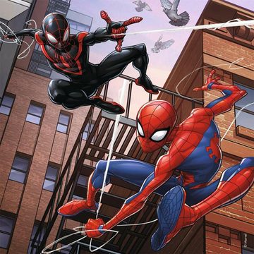 Ravensburger Puzzle Spider-Man beschützt die Stadt 3 x 49 Teile, 49 Puzzleteile