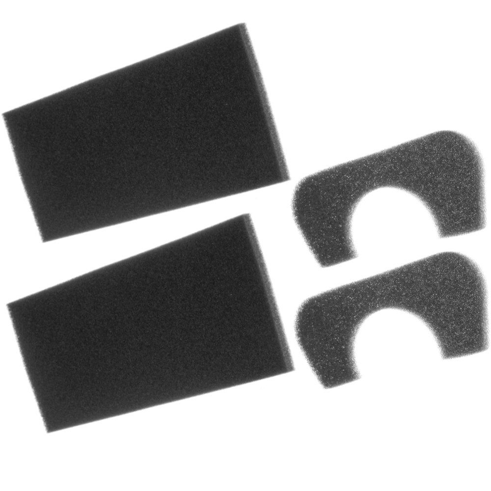 Trade-Shop Filter-Set 4in1 für Siemens VS57A80 VS57A81 VS57A82 VS57A83 VS57E81 VS59E80, Zubehör für Bosch 642117, 00642117 - Ersatzteile für Staubsauger, Schaumfilter-Set bestehend aus Mikrofilter und Motorschutzfilter