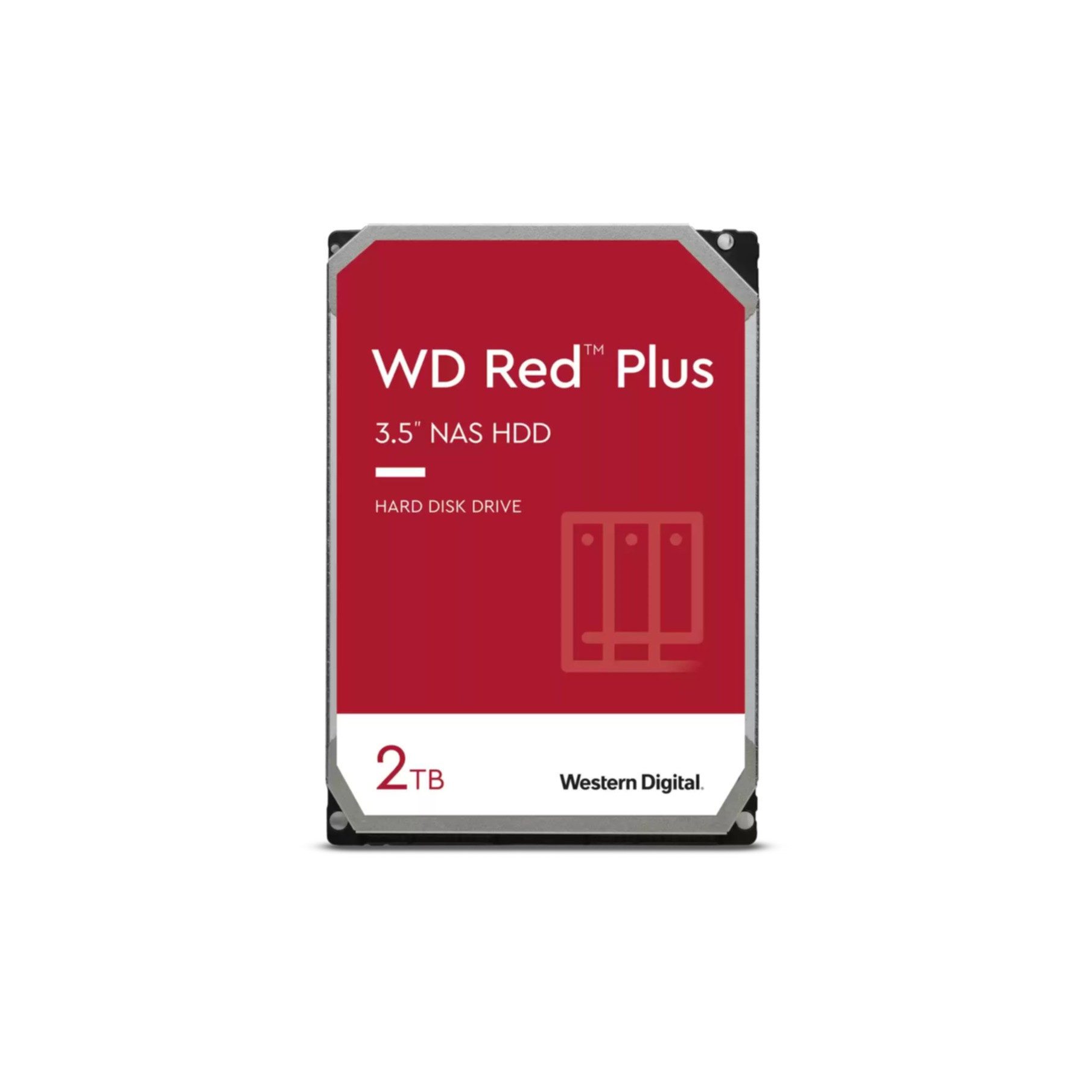 Western Digital Red Plus HDD-Festplatte (2 TB) 3.5""