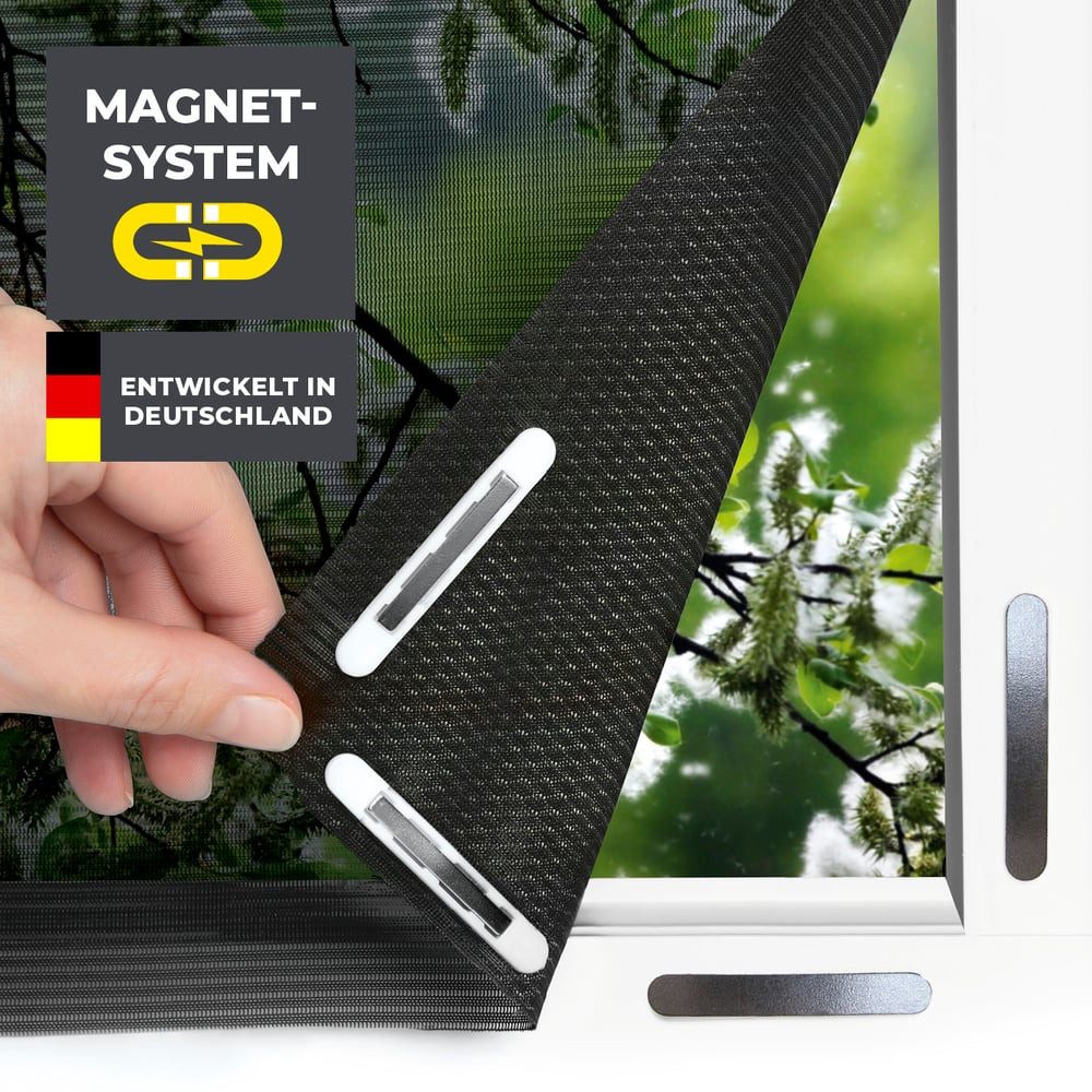 EASYmaxx Insektenschutz-Fensterrahmen Fliegengitter mit Pollenschutz 150 günstig online kaufen