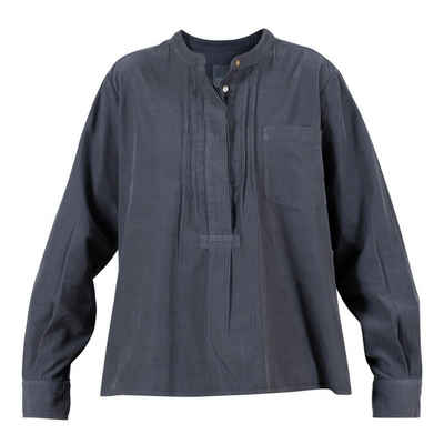 Blue Sportswear Hemdbluse Gemusterte Babycord Bluse aus Baumwolle in versch. Farben