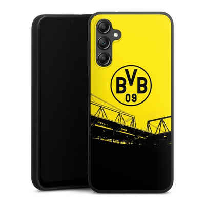 DeinDesign Handyhülle Borussia Dortmund BVB Fanartikel Stadion Schwarz-Gelb - BVB, Samsung Galaxy A14 5G Silikon Hülle Premium Case Handy Schutzhülle