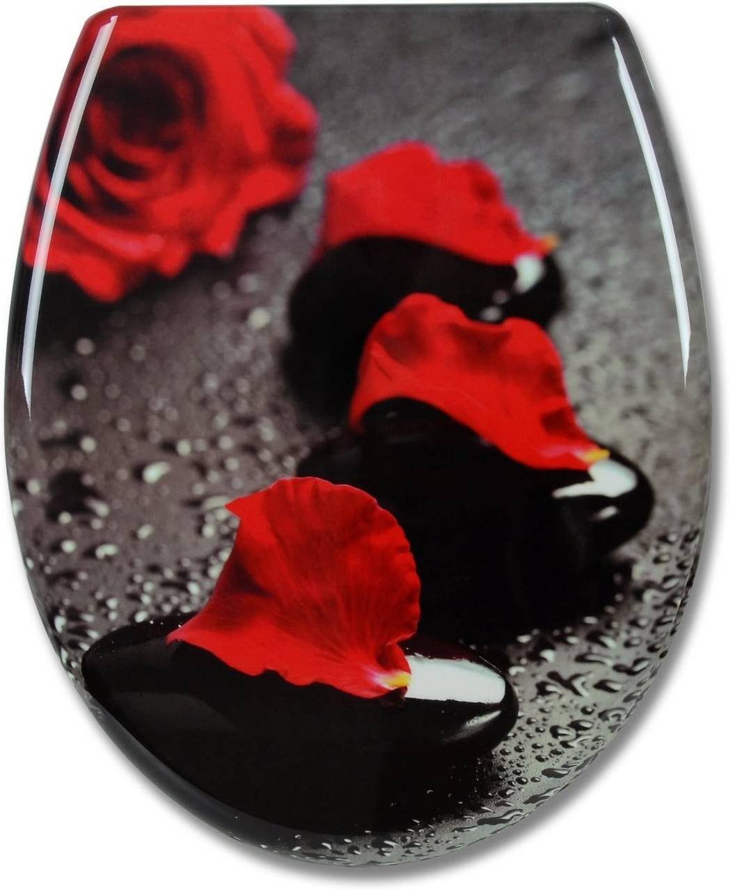 Woltu WC-Sitz, mit Abesenkautomatik, aus Duroplast, Deco Design, NEU&OVP günstig online kaufen