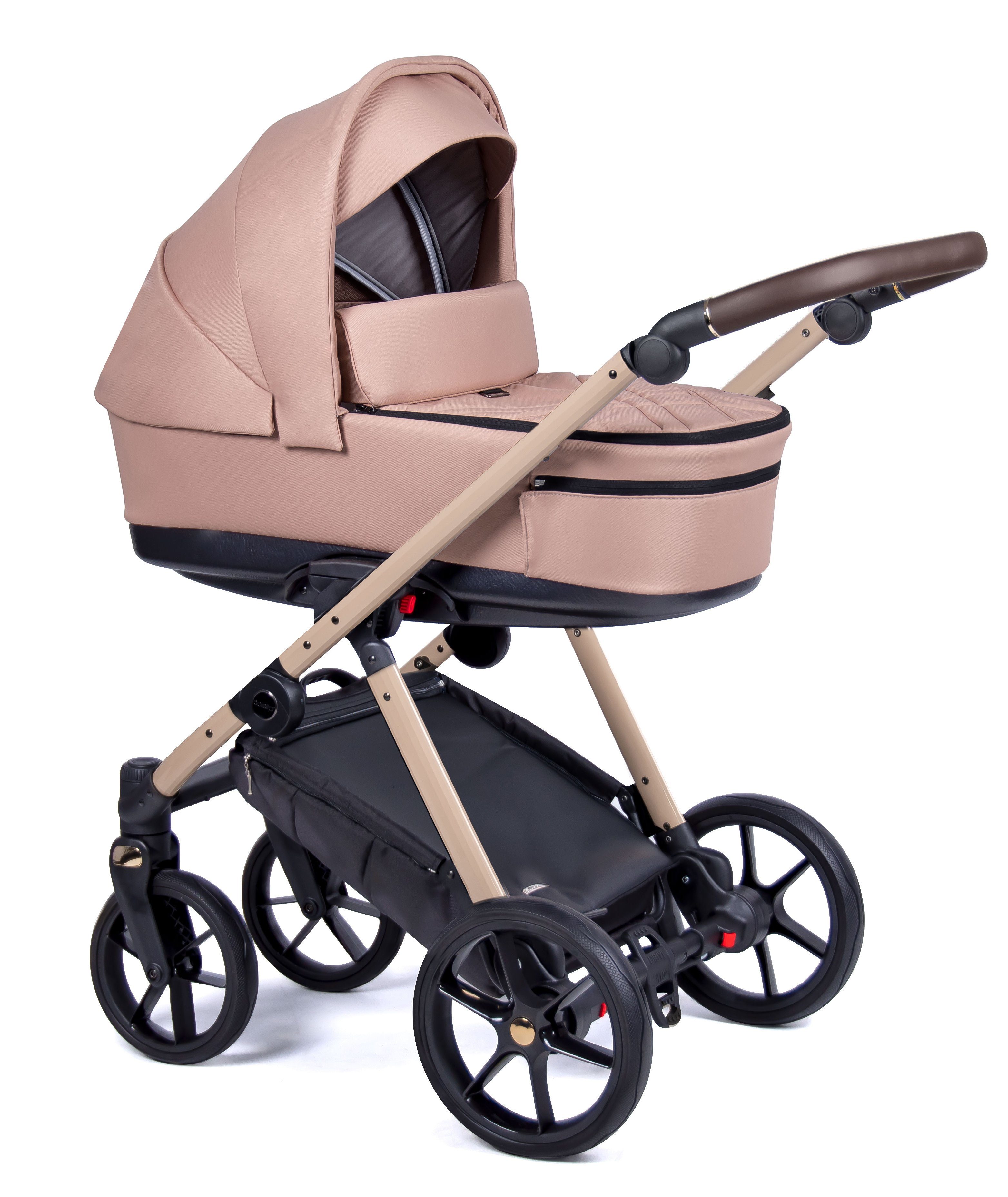 Kombi-Kinderwagen - Teile 14 babies-on-wheels Beige Gestell = - 24 2 Axxis Designs Kinderwagen-Set 1 in beige in