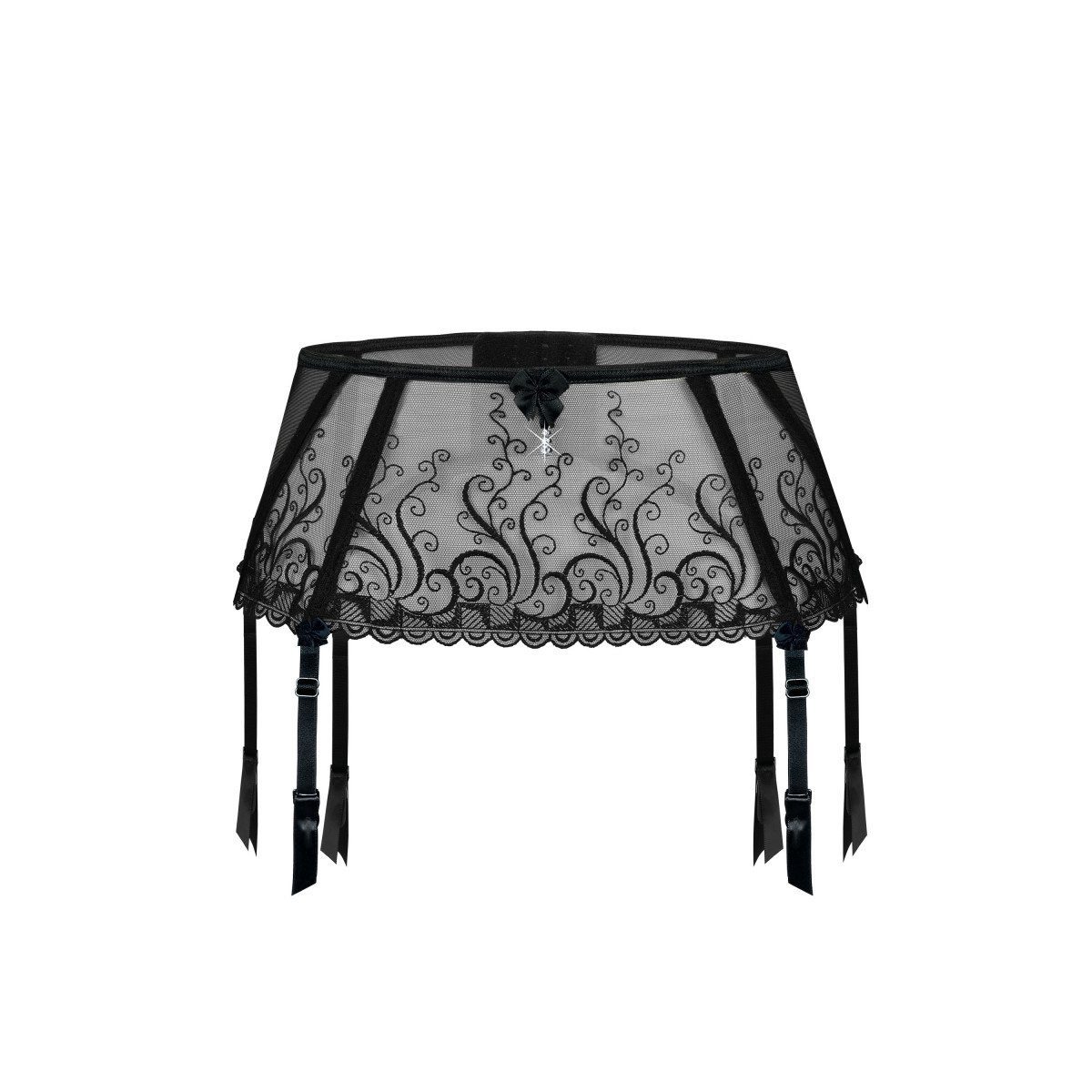 Róza Strapsgürtel Róza - RZ Anuk garter belt black - (L,M,S,XL)