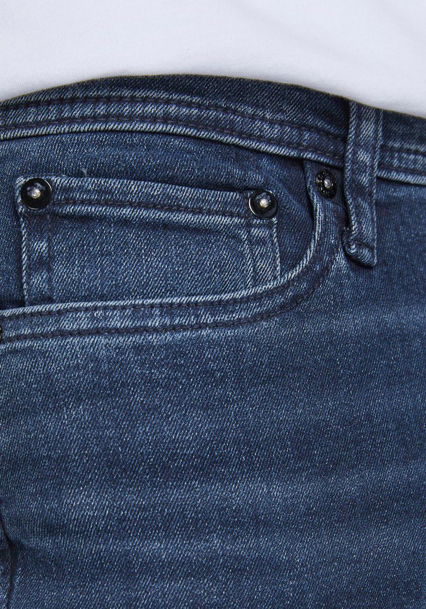 Jack & Jones Slim-fit-Jeans JJIGLENN Slim-Fit mit Stretch und praktischer 5-Pocket-Form Baumwollmischung, slim fit – Bild 2 von 5