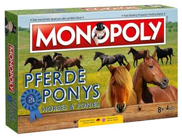 Winning Moves Spiel, Brettspiel Monopoly Pferde und Ponys, Komplett auf deutsch oder englisch spielbar!