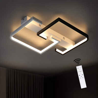 ZMH LED Deckenleuchte Deckenlampe dimmbar mit Fernbedienung 35W, LED fest integriert