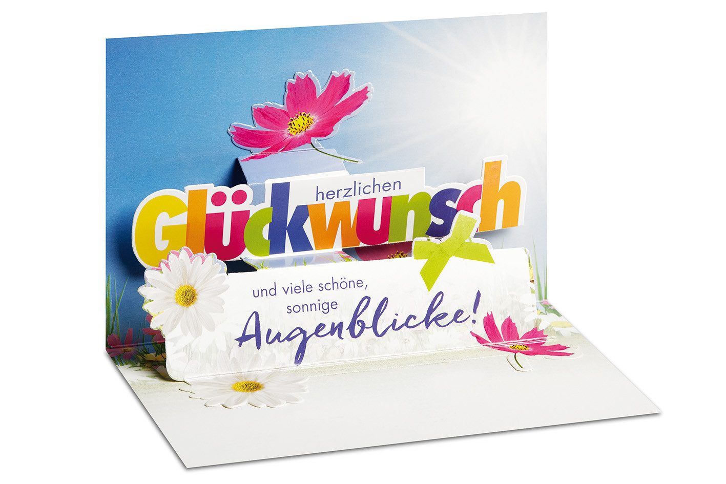 Grußkarten BSB 57-0078 - PopUp-Card - Klappkarte mit 3D-Innenleben - Grußkarte