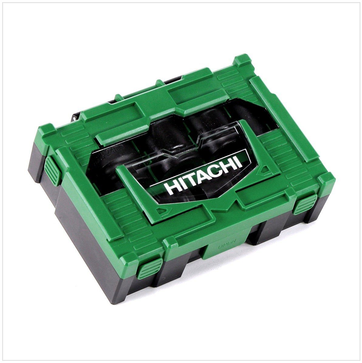 Hitachi Bohrer- und Bitset Hitachi Kraftnuss Box Steckschlüsselsatz 7 -  teilig 1/2" Vierkant 1/4" Sechskant (40030025)