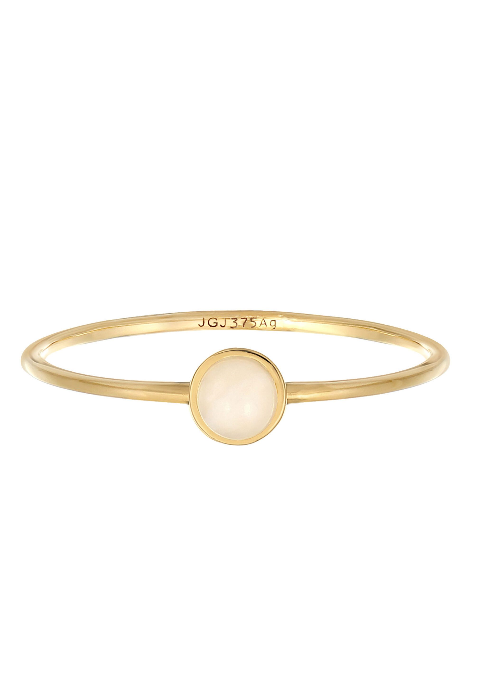 Elli Premium Fingerring Solitär Rosa Quarz Edelstein 375 Gelbgold günstig online kaufen