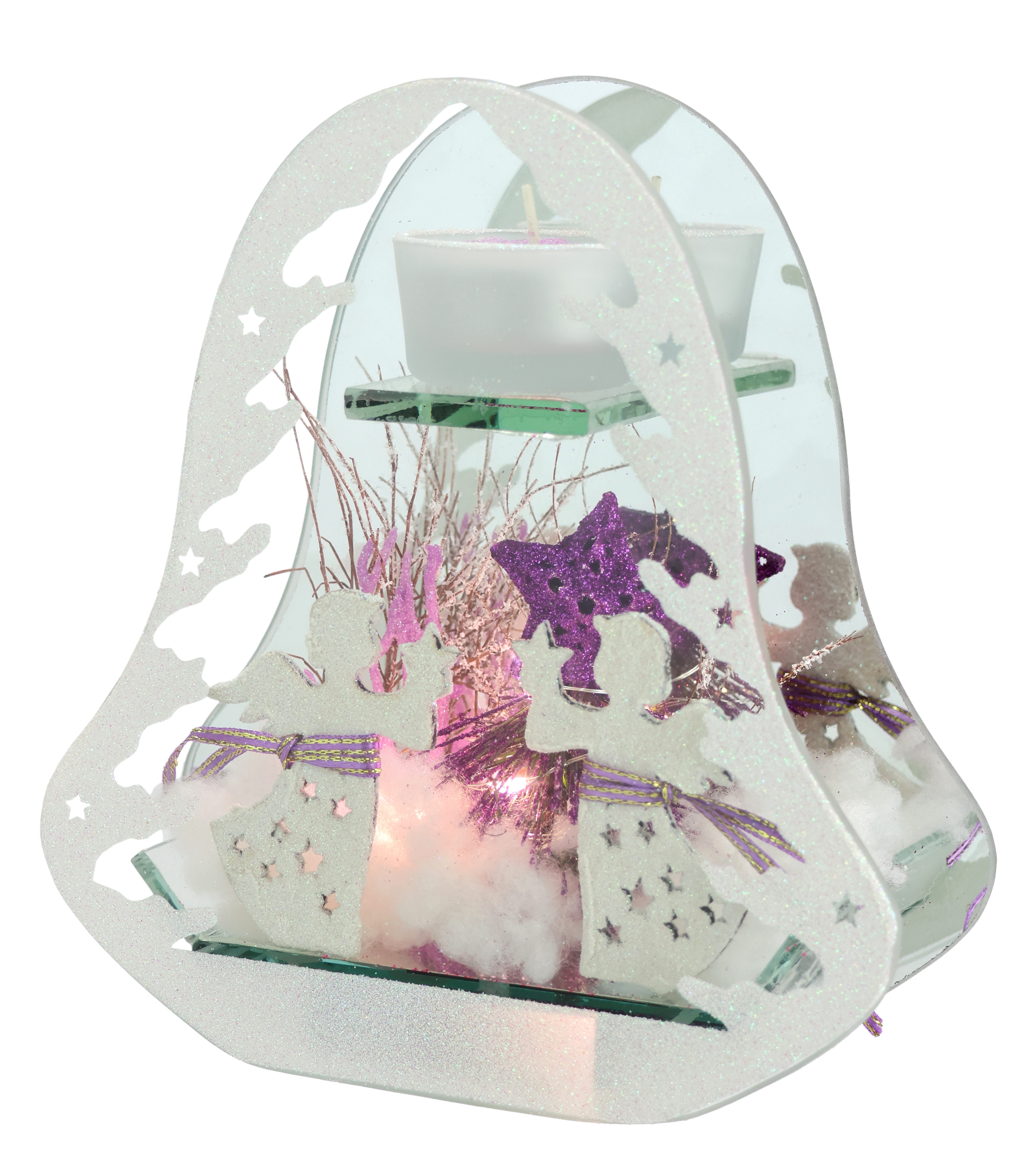 I.GE.A. Teelichthalter Deko-Objekt mit LED Licht und Teelichtkerze (1 St), günstig online kaufen