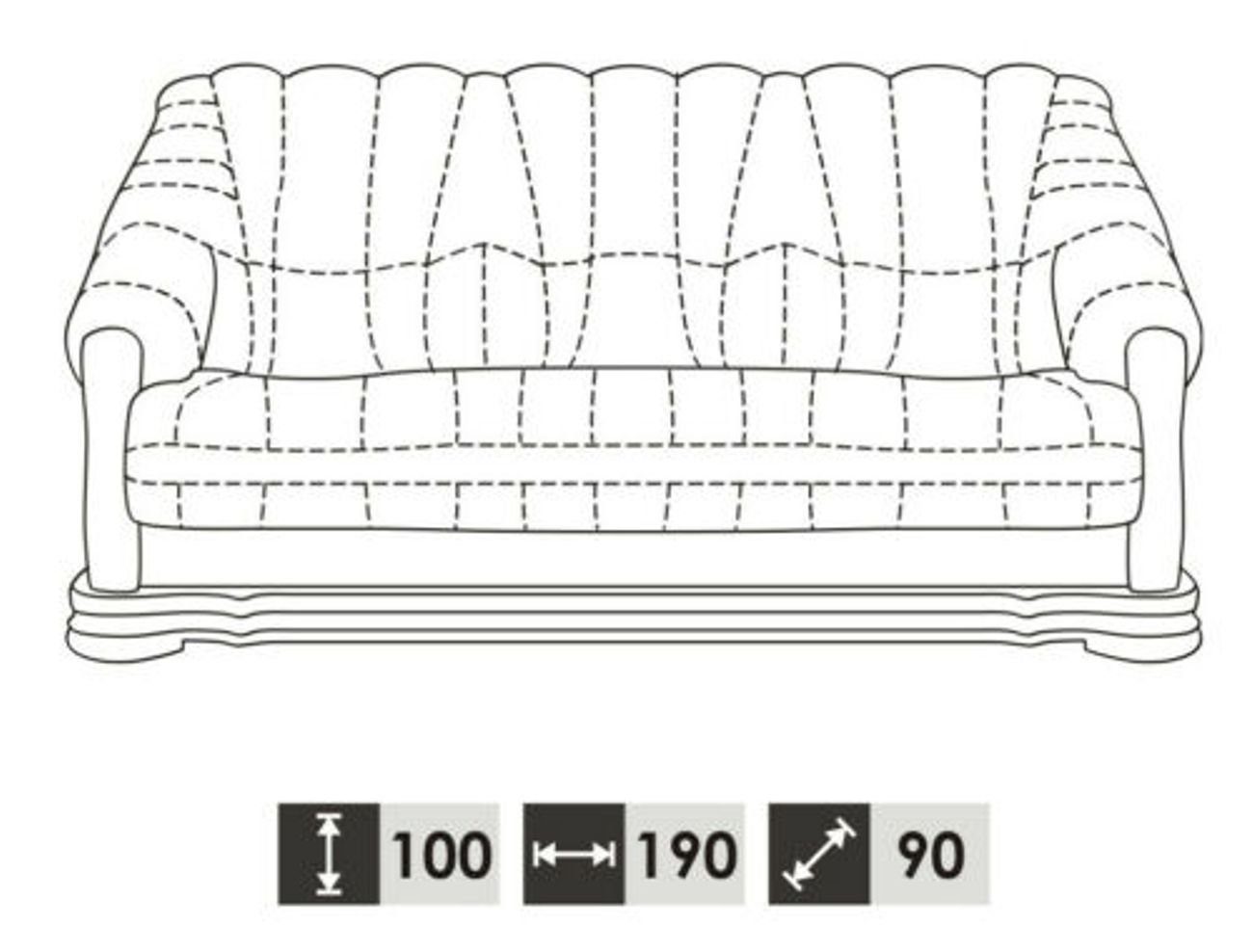 Wohnlandschaft Europe Sofa, Made Sitzer Sofagarnitur 3+1 Sofa JVmoebel in Klassischer