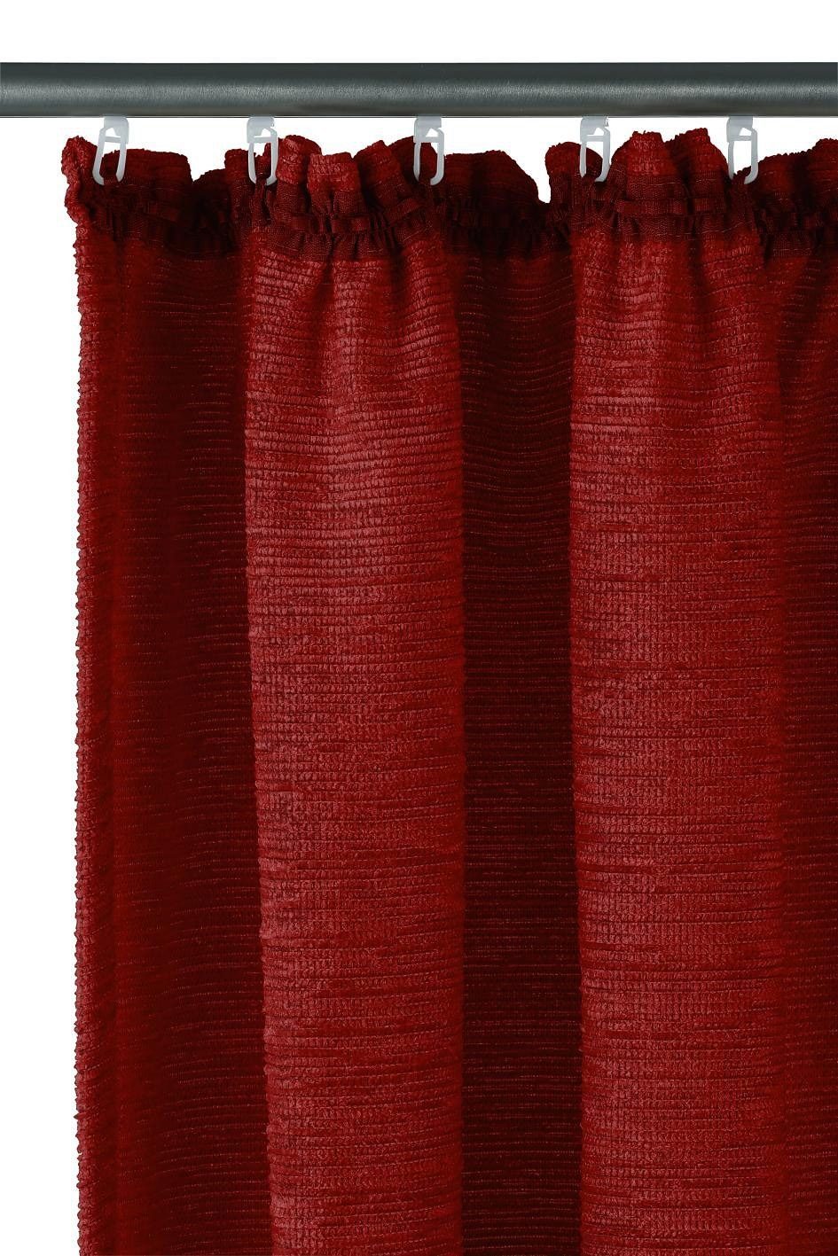 Wirth Vorhang Warnow (1 St), Kräuselband, blickdicht, Chenille, 270 g/m2