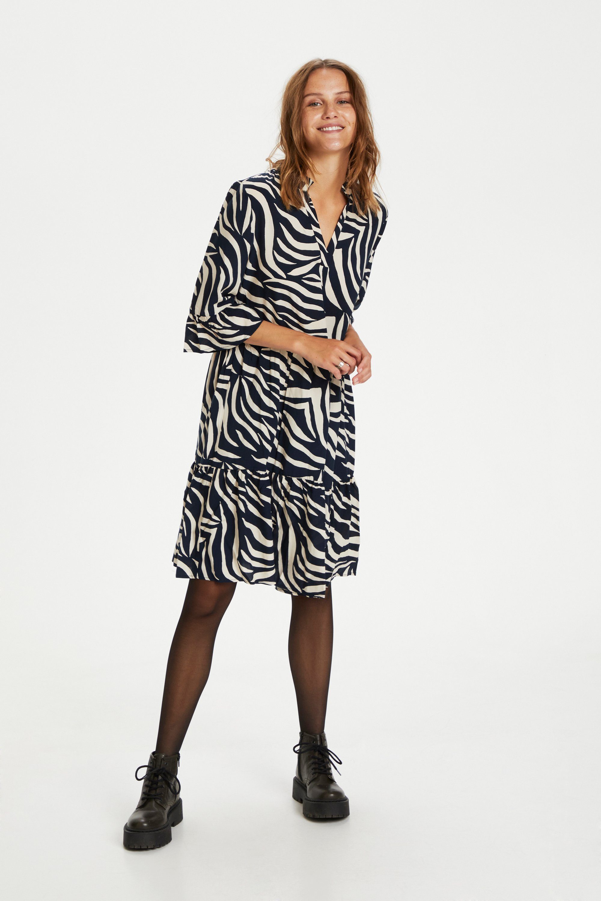 Saint Tropez Jerseykleid Skin Eclipse EdaSZ Total Dress Zebra
