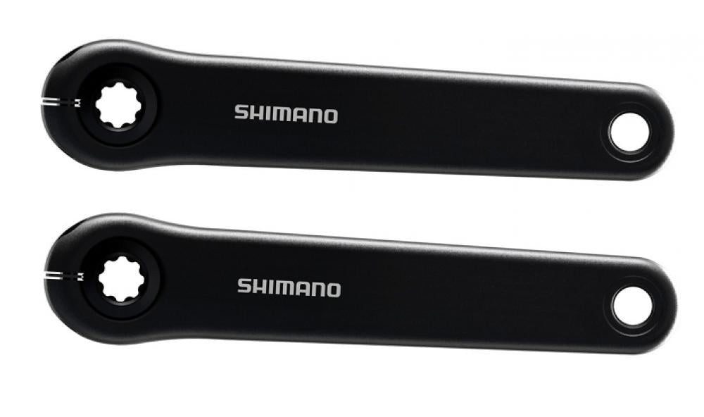 Shimano Fahrradkurbel SHIMANO Kurbelarmset E-BIKE SYSTEMS FC-EN500 170 mm Schwarz - robuste