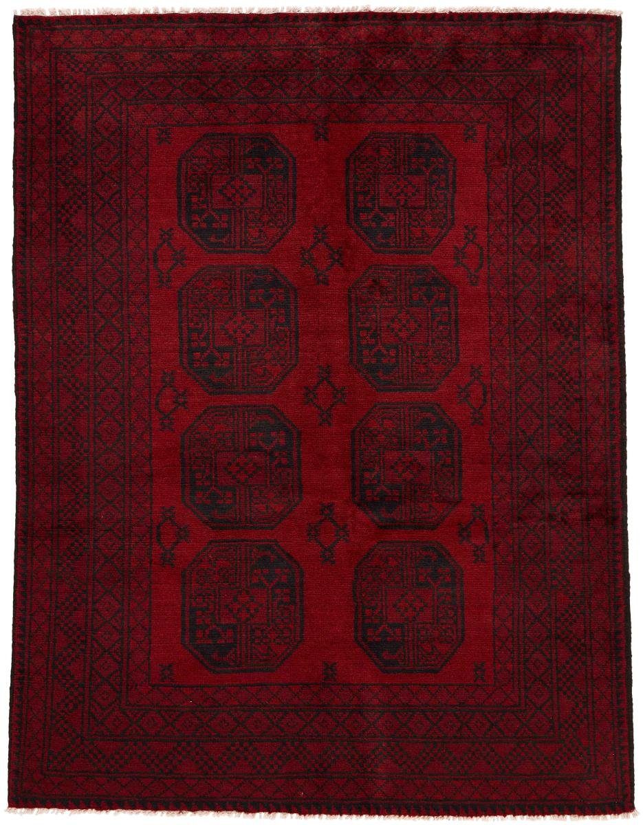 Orientteppich Afghan Akhche 143x190 Handgeknüpfter Orientteppich, Nain Trading, rechteckig, Höhe: 6 mm