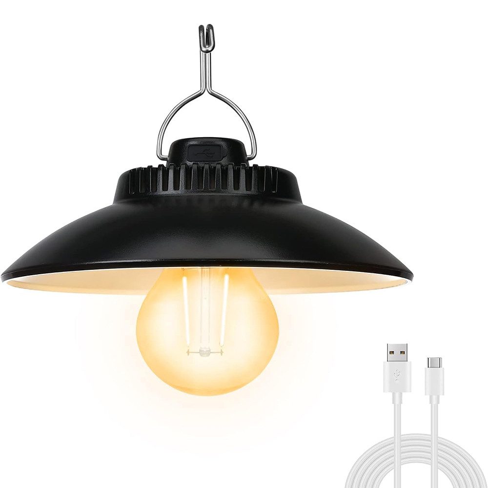 Coonoor LED Gartenleuchte Campinglampe Aufladbar, Retro günstig online kaufen