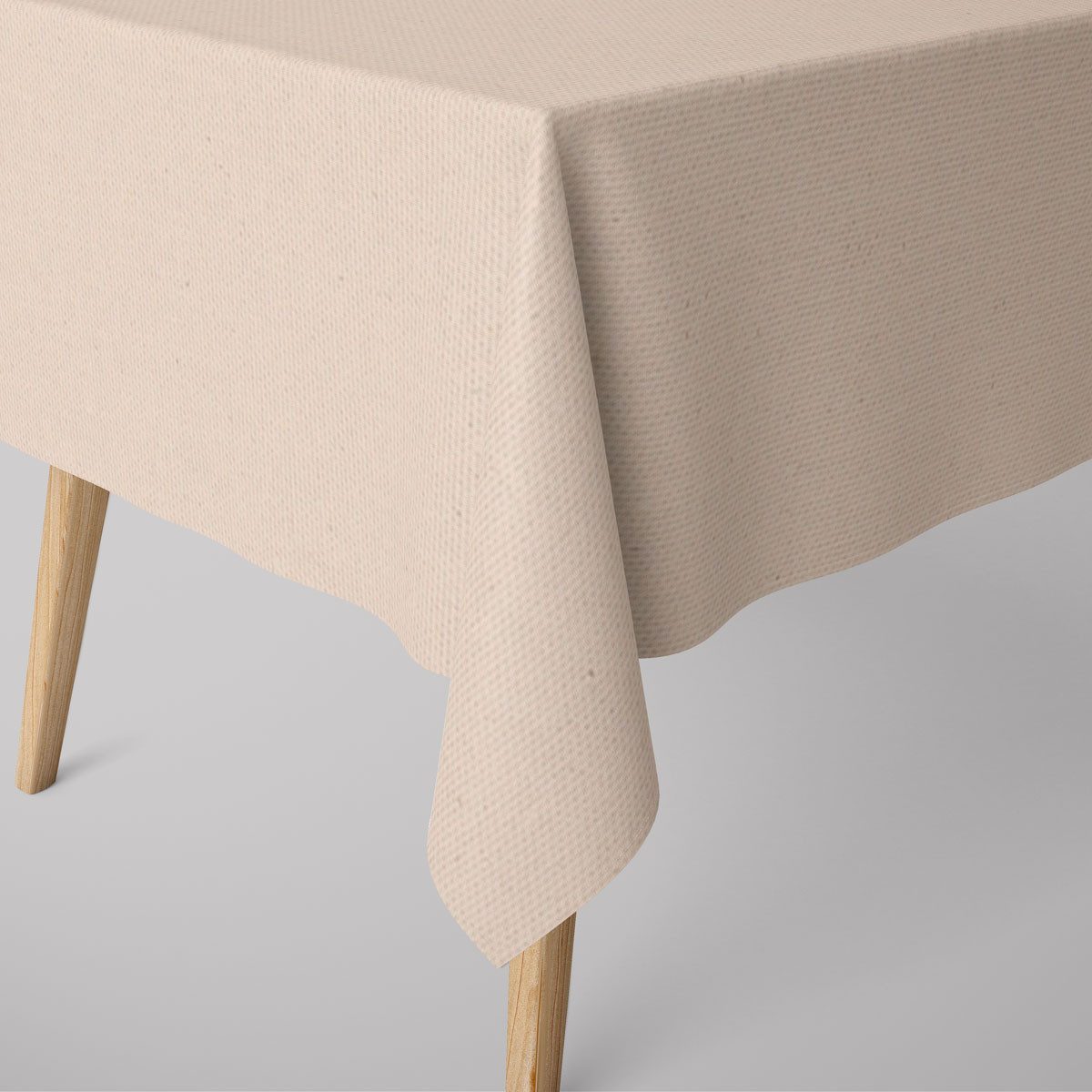 SCHÖNER LEBEN. Tischdecke SCHÖNER LEBEN. Tischdecke Leinenlook uni creme verschiedene Größen, handmade
