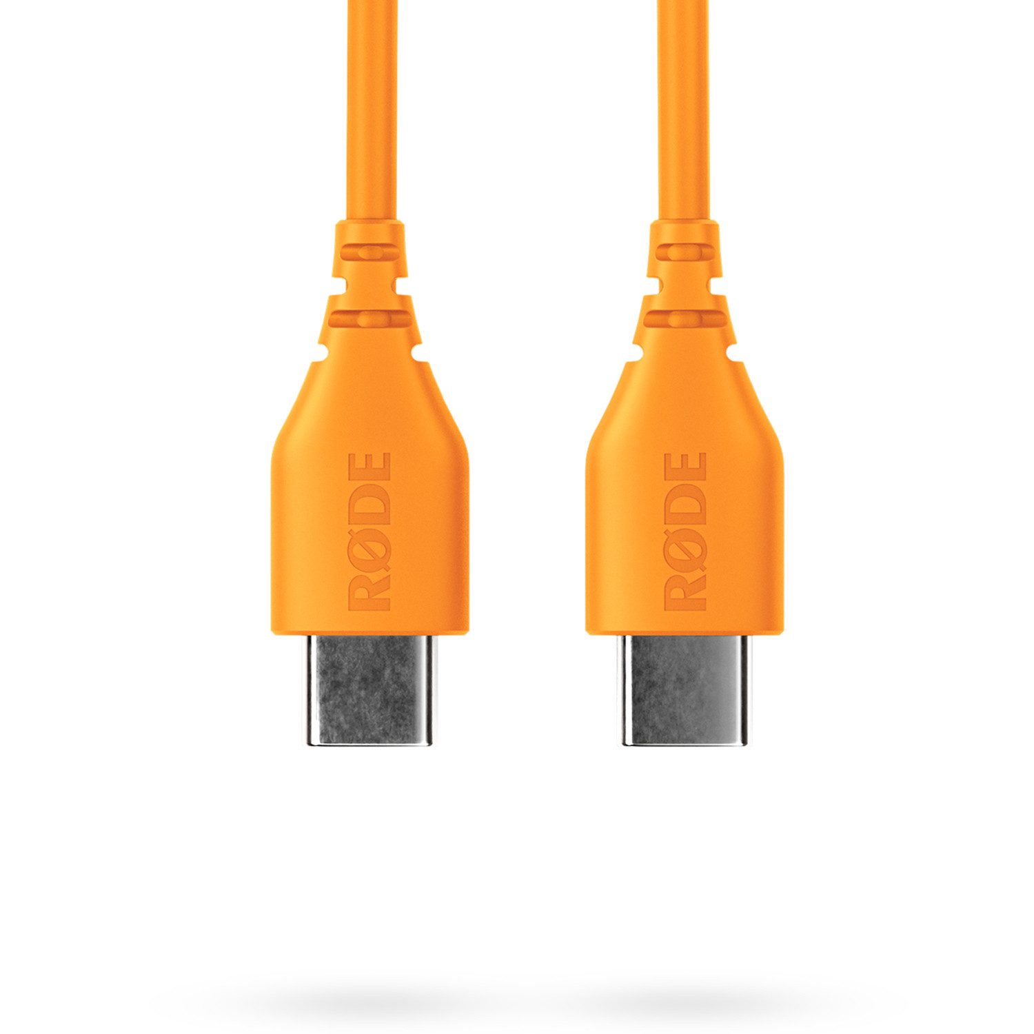 RØDE Rode USB-Kabel SC22-O USB-C auf USB-C Kabel 30cm Orange USB-Kabel, USB-C, auf USB-C (30 cm), Hochwertig und gut abgeschirmt