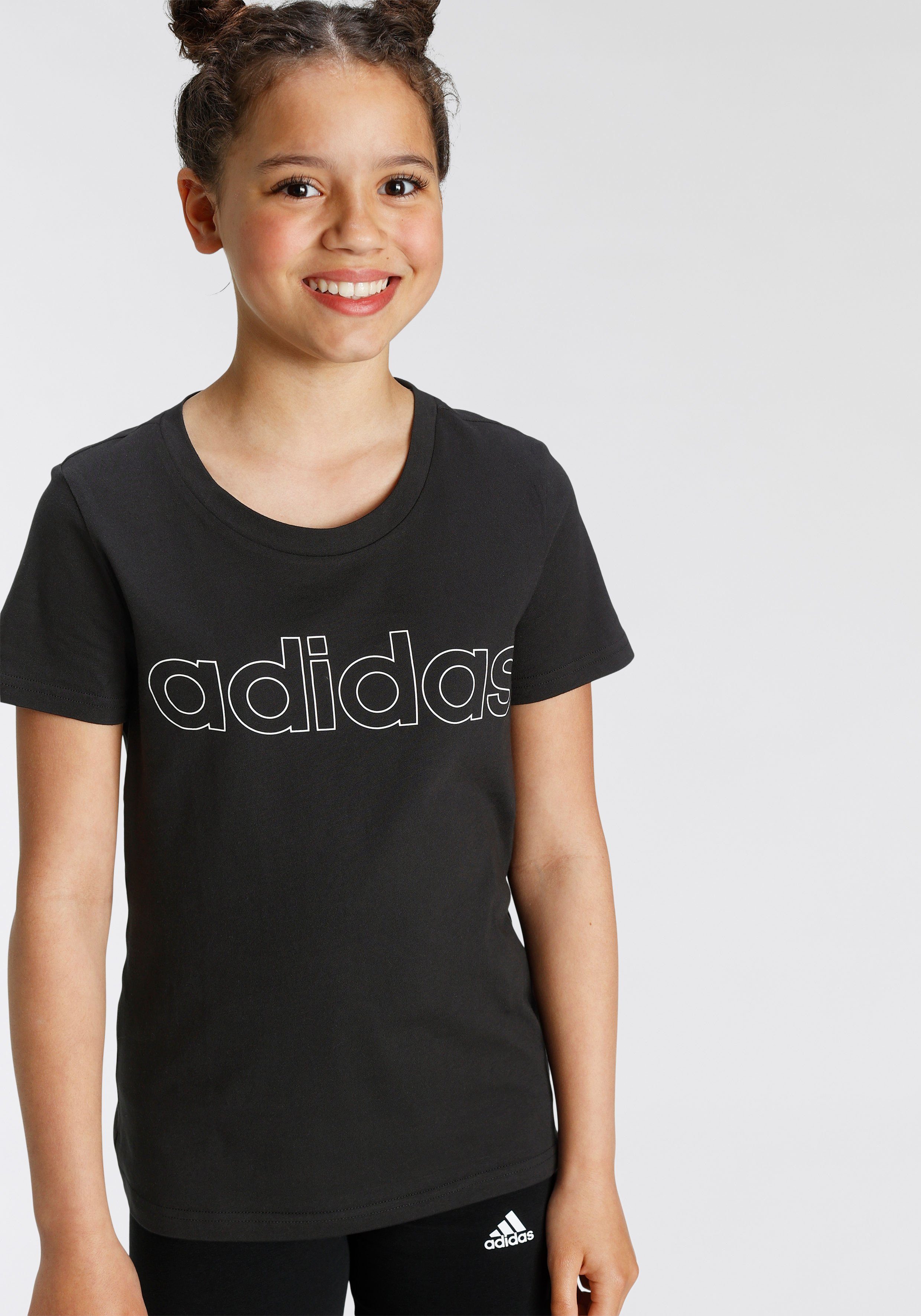 adidas Sportswear T-Shirt ADIDAS ESSENTIALS, geschnittenes den Shirt T- für schmal Ein