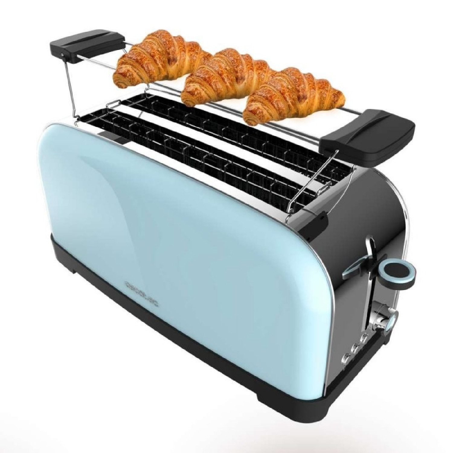 Cecotec 2-in-1-Toaster Toastin' time 1500 Blue, 1500 W, Toastin' time 1500 Blue