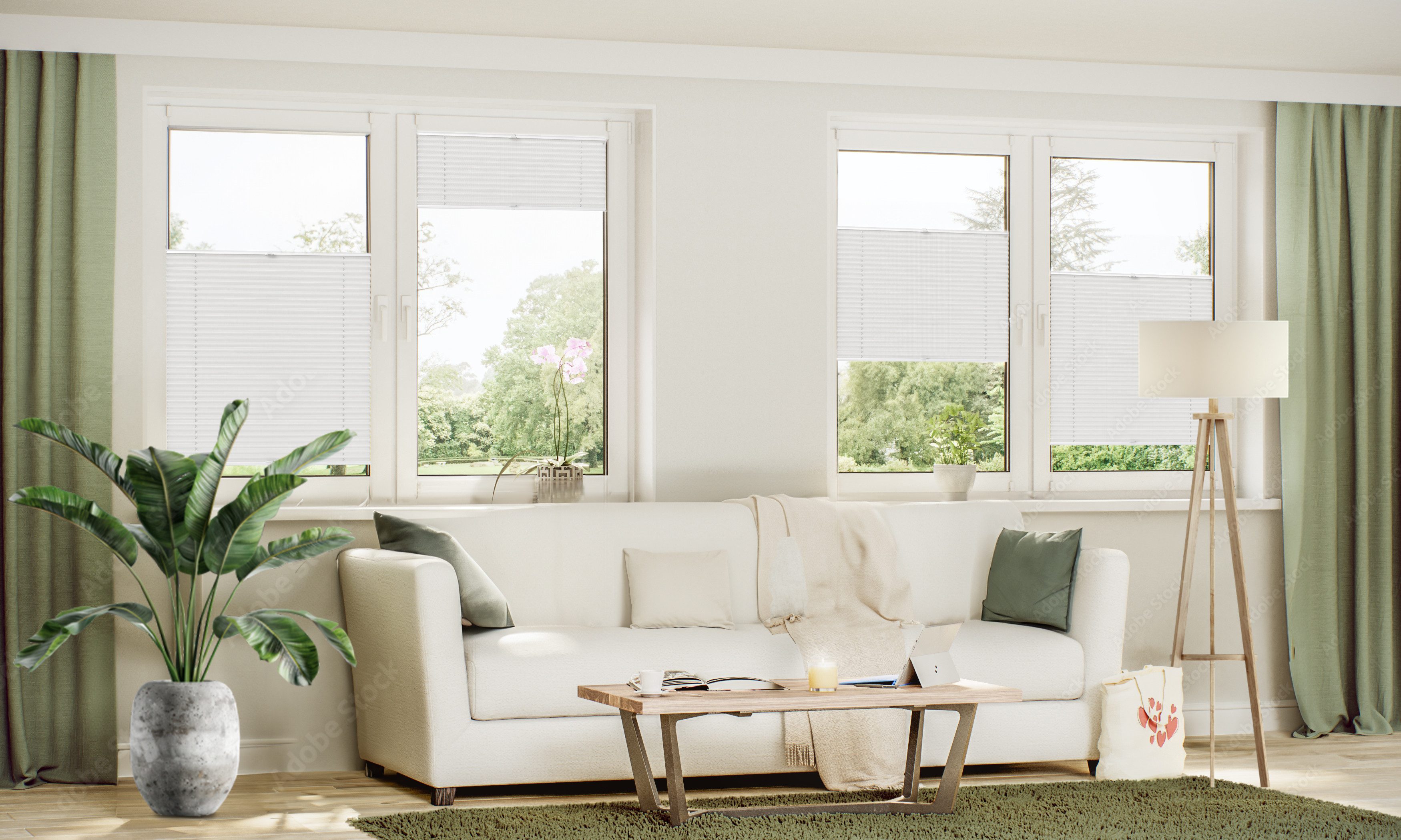 Sonello Plissee crush Klemmfix ohne Bohren, blickdicht, Klemmfix, verspannt günstig online kaufen