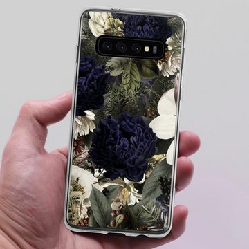 DeinDesign Handyhülle Utart Vintage Blumen Natur Blumen, Samsung Galaxy S10 Plus Silikon Hülle Bumper Case Handy Schutzhülle