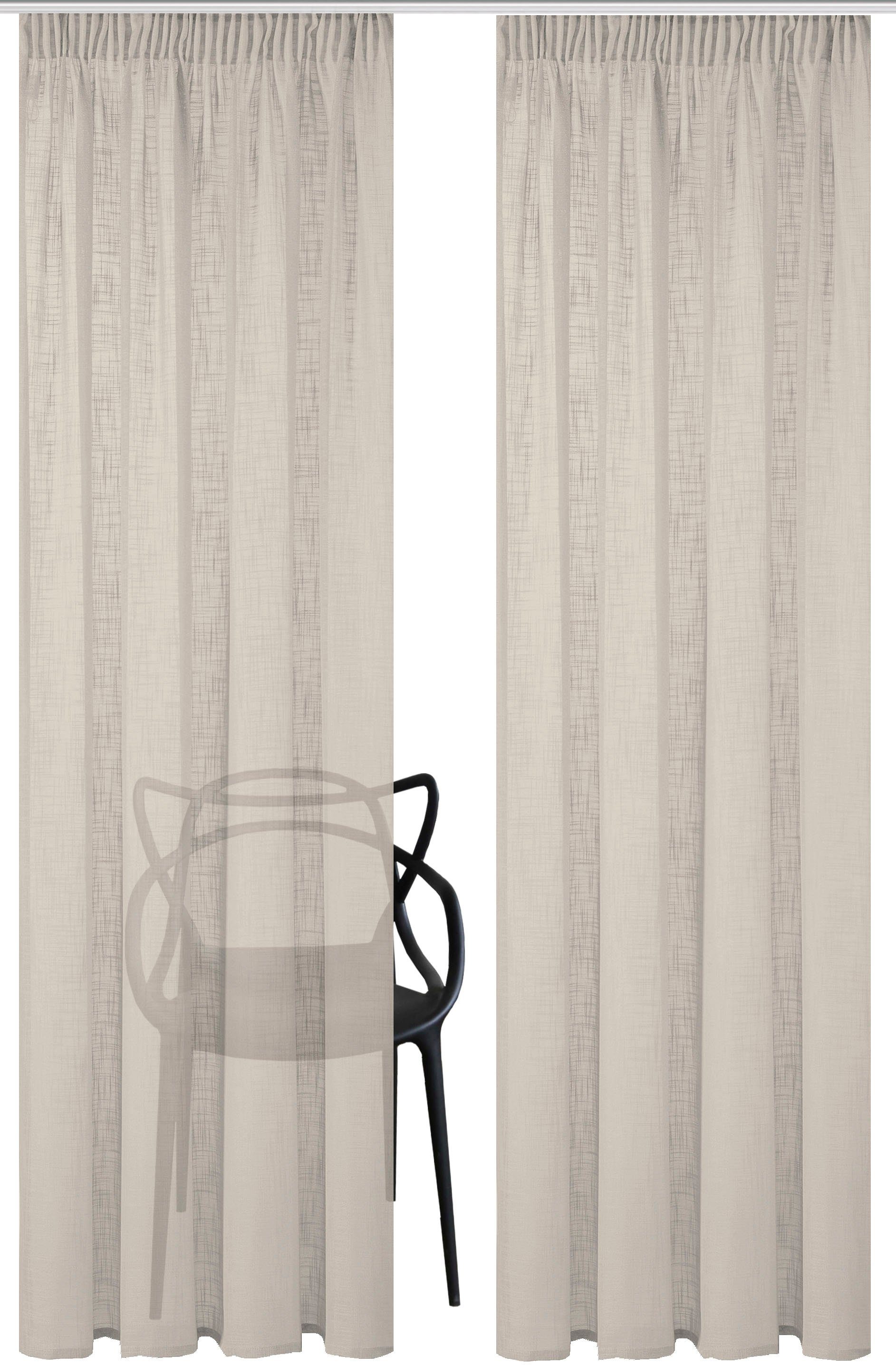 Home Basics Vorhang SOFTY 2er Pack, günstig online kaufen