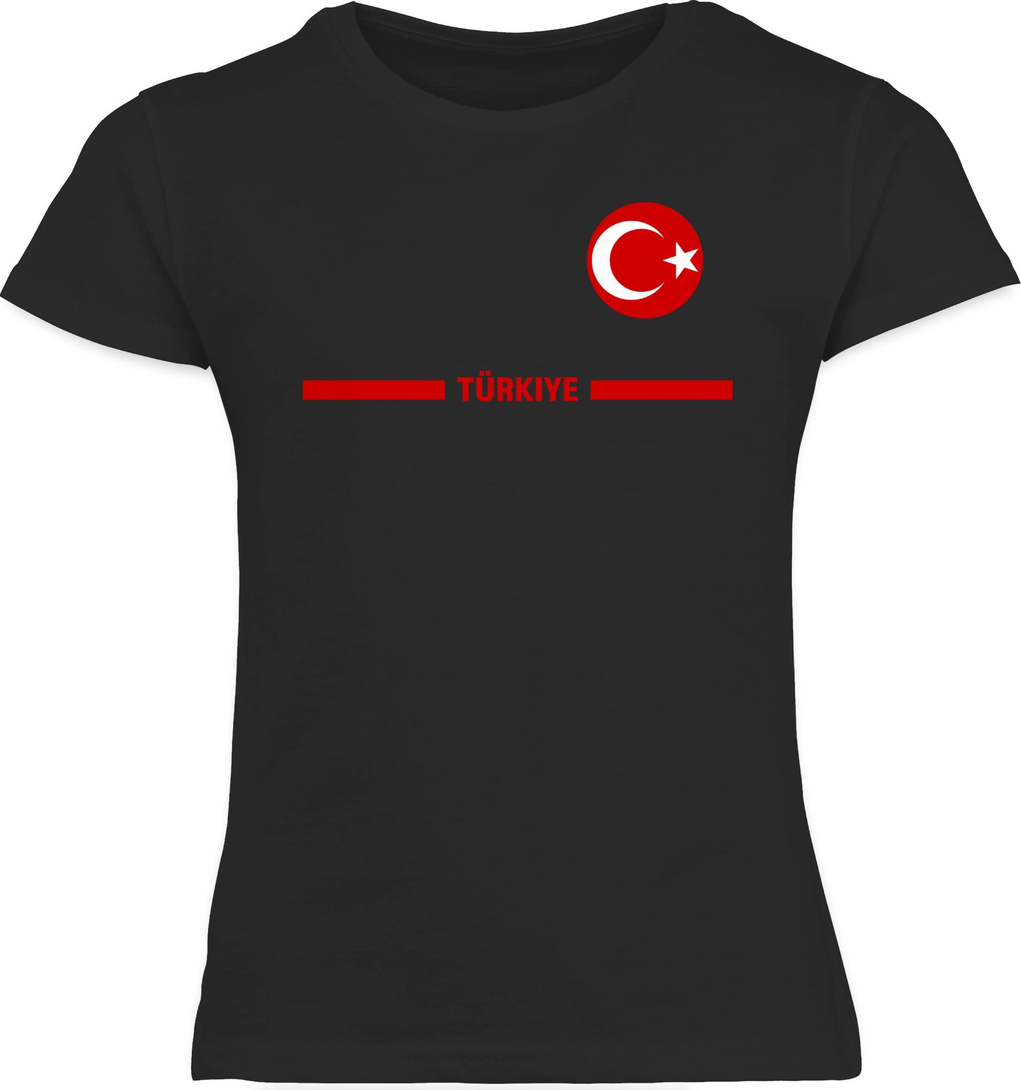 Shirtracer T-Shirt Türkei Trikot Wappen, Türkiye mit Stolz, Türkisches Fan-Motiv 2026 Fussball WM Fanartikel