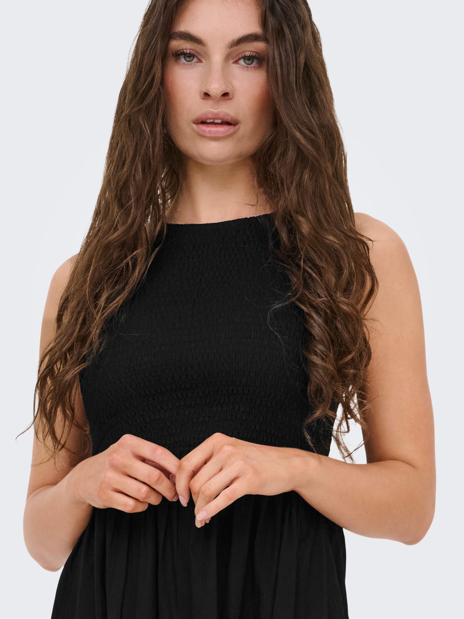 JDY Midikleid JDYDIEGO S/L SMOCK MIDI DRESS WVN NOOS