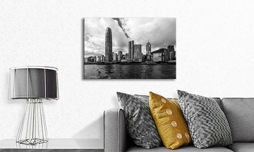 WandbilderXXL Leinwandbild Hongkong Skyline, Hongkong (1 St), Wandbild,in 6 Größen erhältlich
