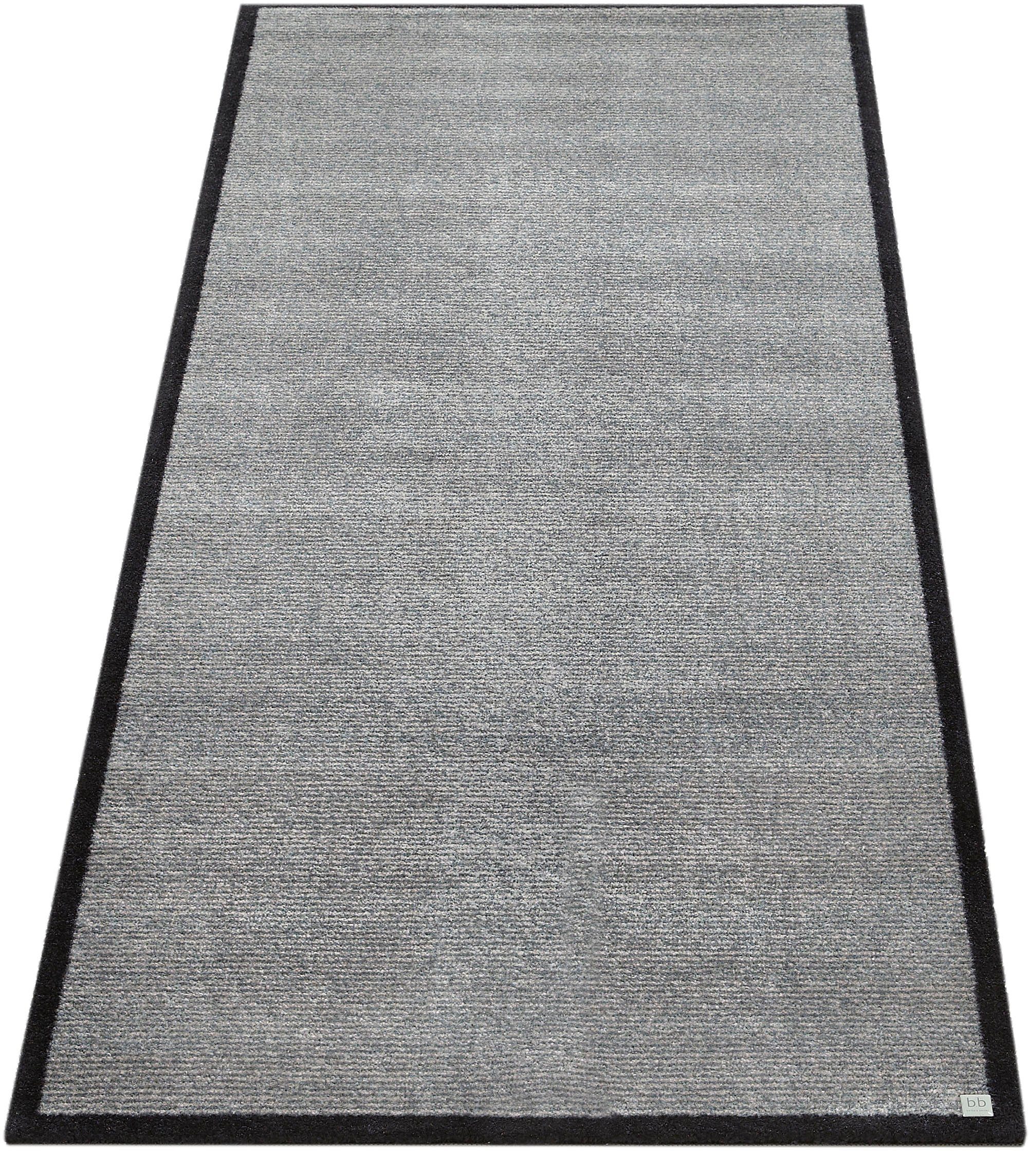 Barbara Becker Fußmatte Gentle Schmutzfangmatte & Läufer, Made in Belgium, rechteckig, Höhe: 7 mm, Schmutzfangteppich, Schmutzmatte, dezentes Streifen Design, waschbar