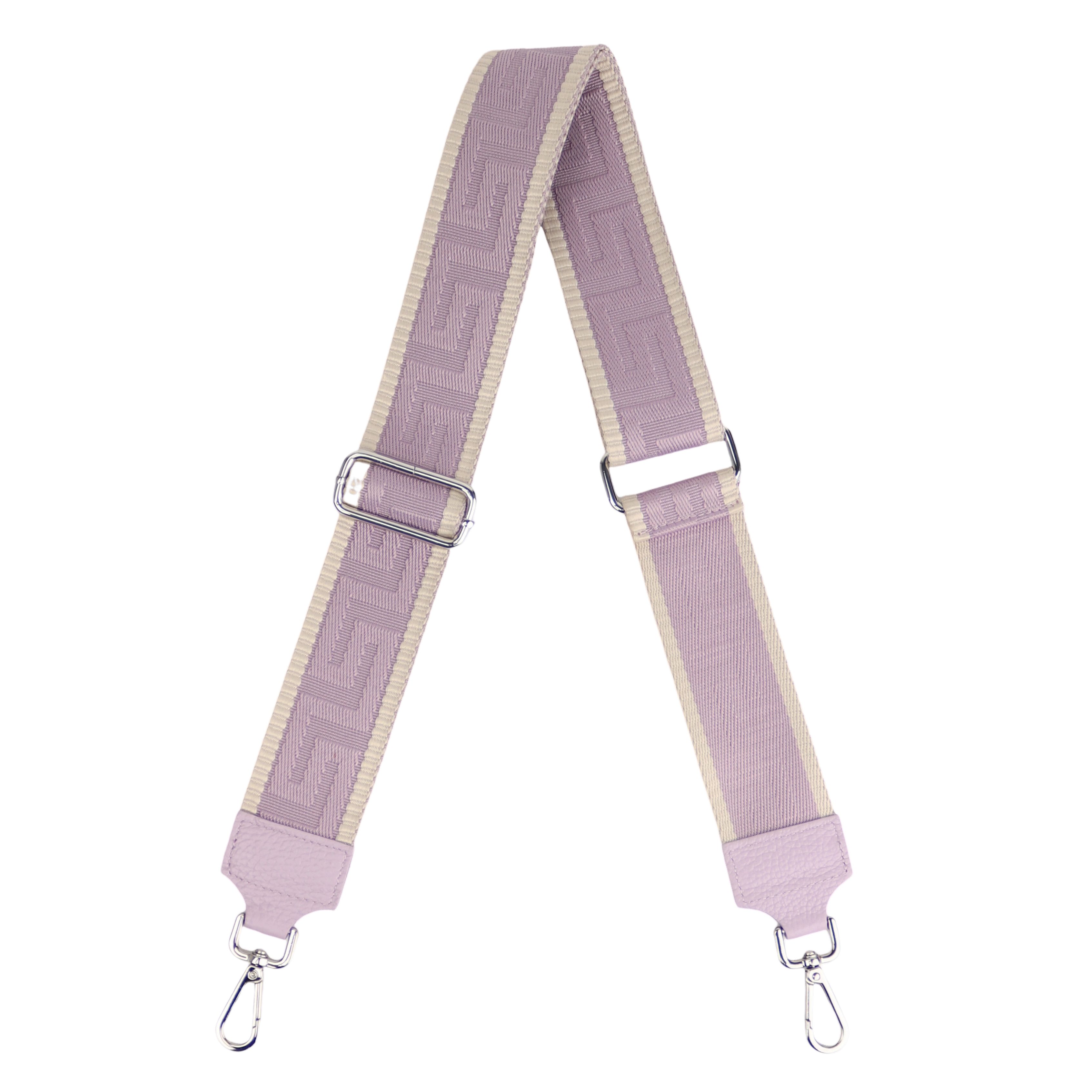 MIRROSI Schulterriemen Made in Italy aus Echtleder Schultergurt für Tasche zum Wechseln (Farben in: Rosa,Rot,Babyrosa,Orange,Flieder,Weiß, 1x Taschengurt) 5cm Breit Bohemian Style