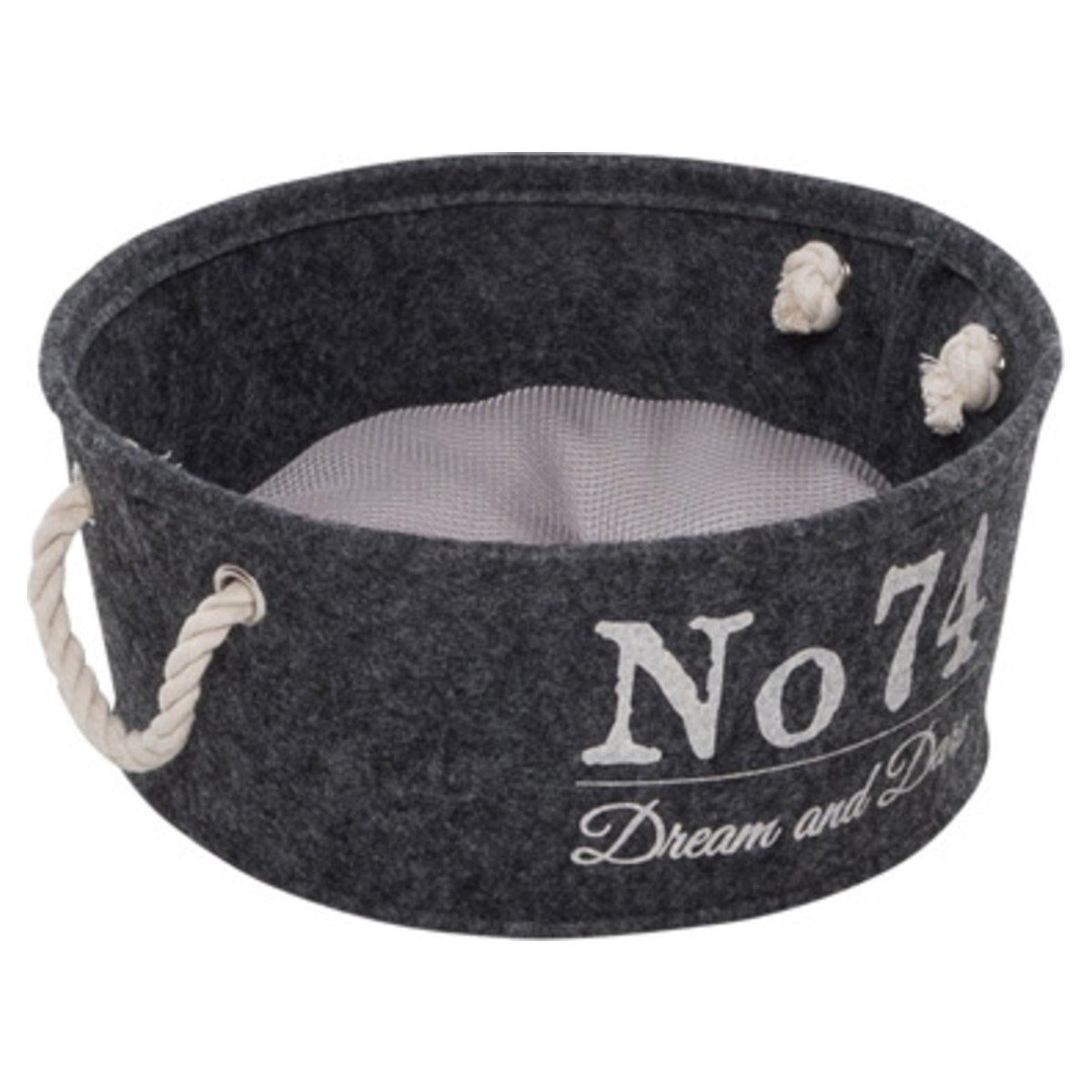 Thumbnail - D&D Tierkorb Katzenkorb Home Collection Felt Vat grau