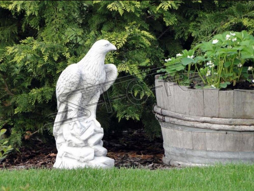 Skulptur Skulpturen Statuen Figur Garten Skulptur Statue Figuren Deko Adler JVmoebel
